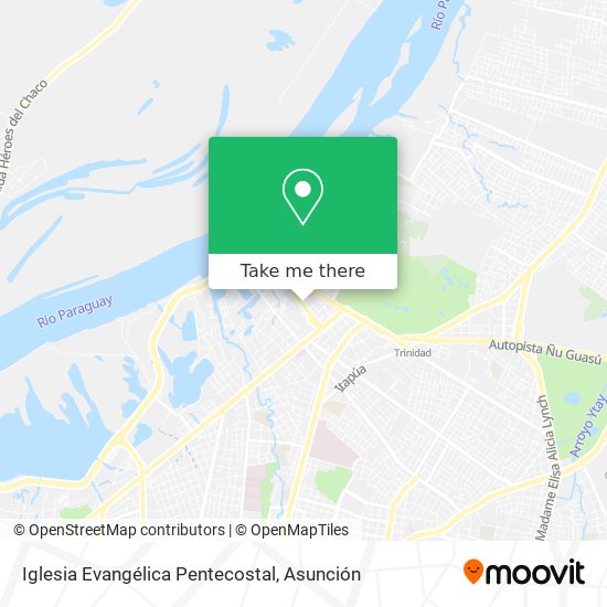Mapa de Iglesia Evangélica Pentecostal