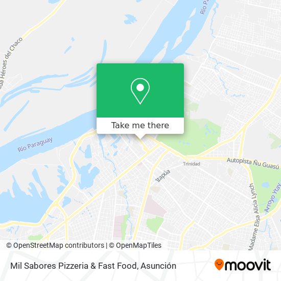 Mil Sabores Pizzeria & Fast Food map