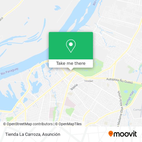 Mapa de Tienda La Carroza