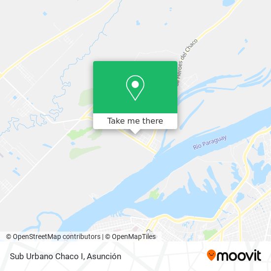 Mapa de Sub Urbano Chaco I