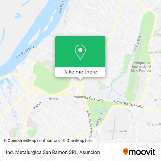 Mapa de Ind. Metalurgica San Ramon SRL