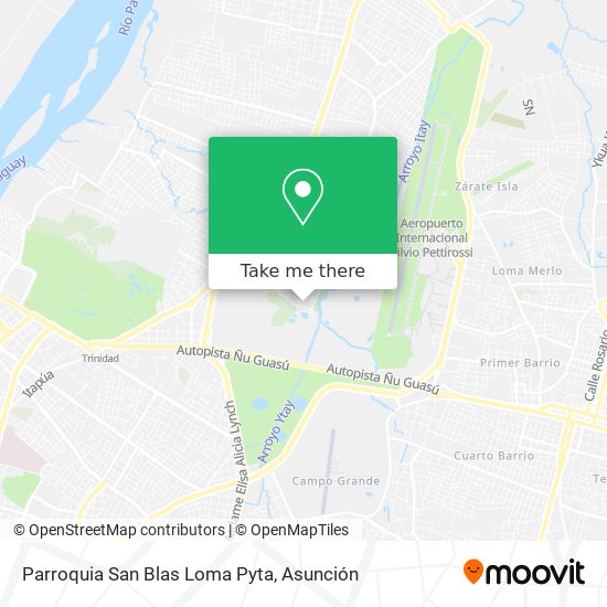 Parroquia San Blas Loma Pyta map