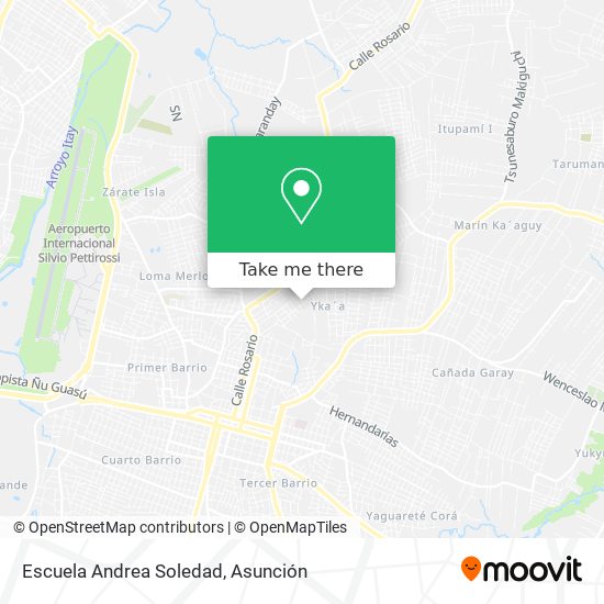 Escuela Andrea Soledad map