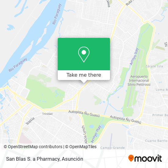 Mapa de San Blas S. a Pharmacy