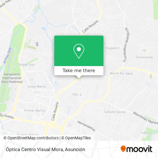 Óptica Centro Visual Mora map