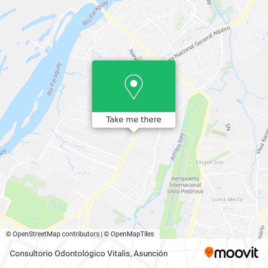 Mapa de Consultorio Odontológico Vitalis
