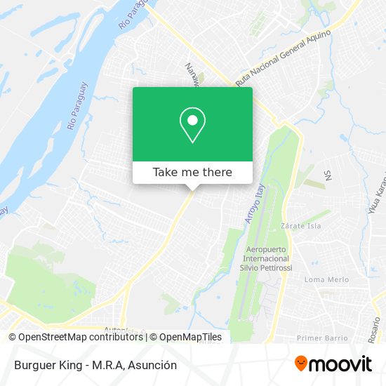 Burguer King - M.R.A map
