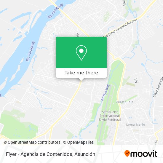 Mapa de Flyer - Agencia de Contenidos