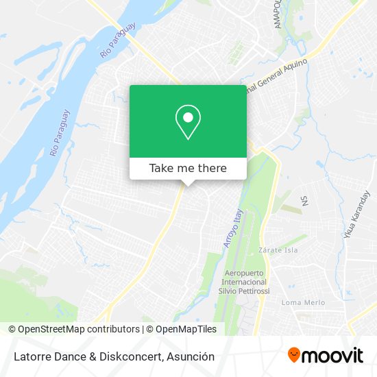 Mapa de Latorre Dance & Diskconcert
