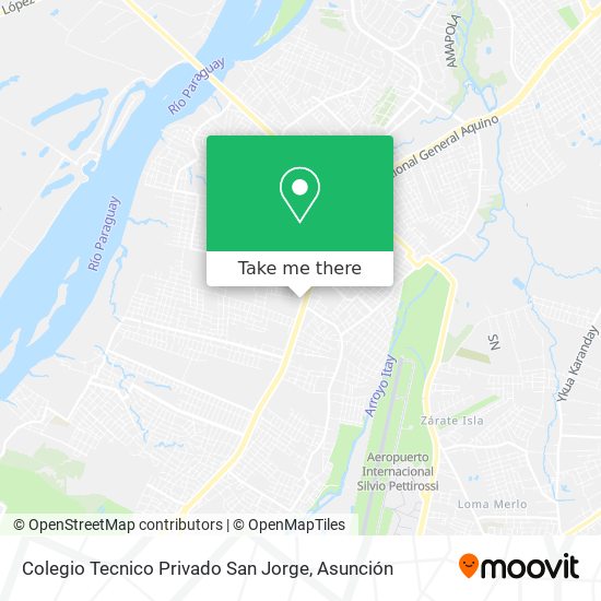 Mapa de Colegio Tecnico Privado San Jorge