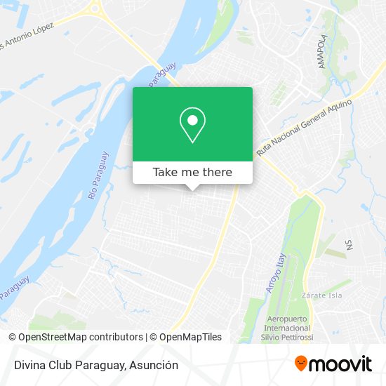Mapa de Divina Club Paraguay