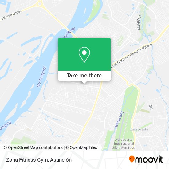 Zona Fitness Gym map