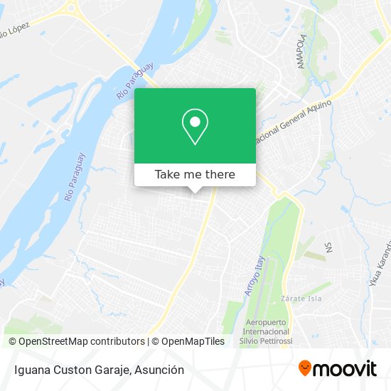 Mapa de Iguana Custon Garaje