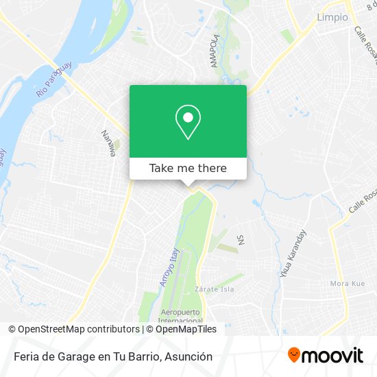 Feria de Garage en Tu Barrio map