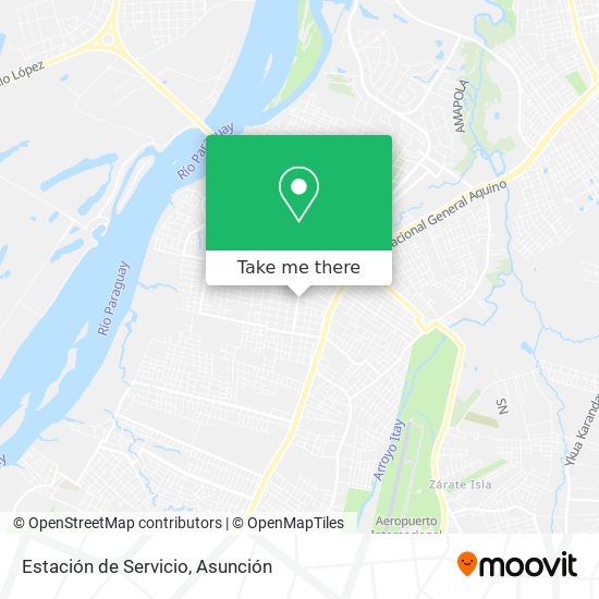 Mapa de Estación de Servicio
