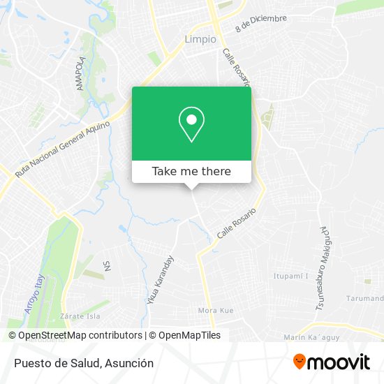 Puesto de Salud map