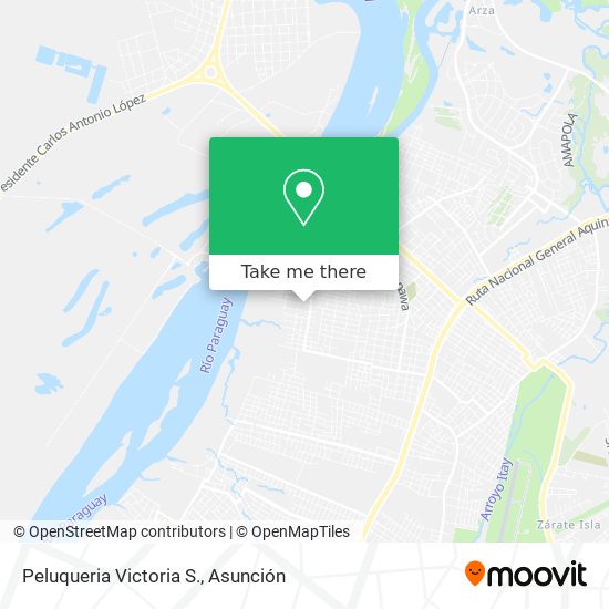 Mapa de Peluqueria Victoria S.