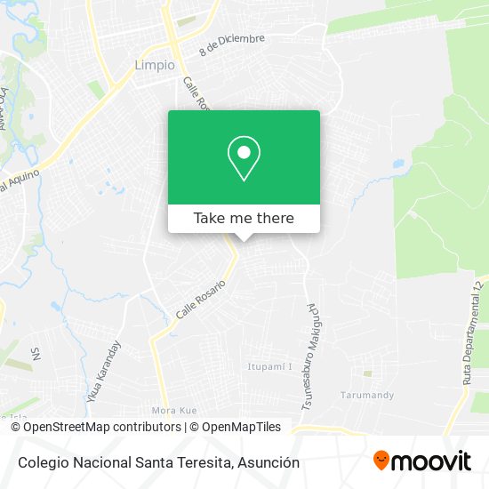 Mapa de Colegio Nacional Santa Teresita