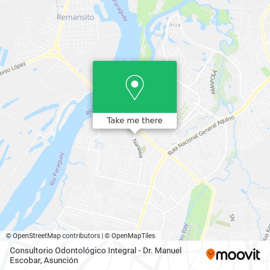 Consultorio Odontológico Integral - Dr. Manuel Escobar map