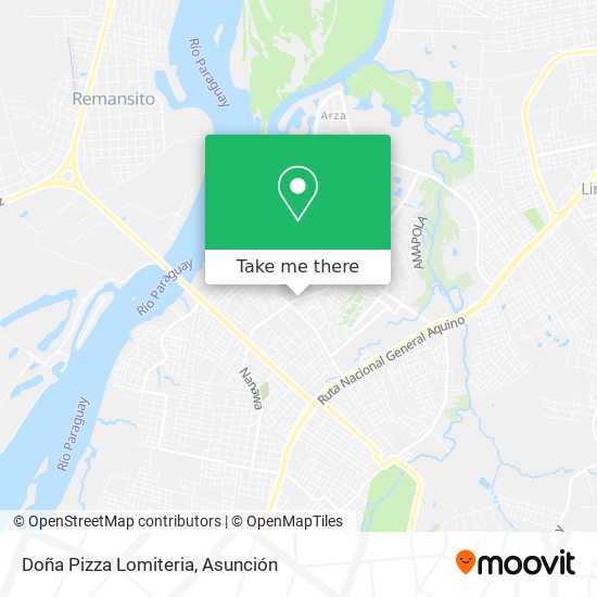 Doña Pizza Lomiteria map