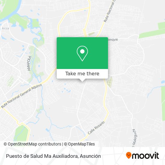 Puesto de Salud Ma Auxiliadora map