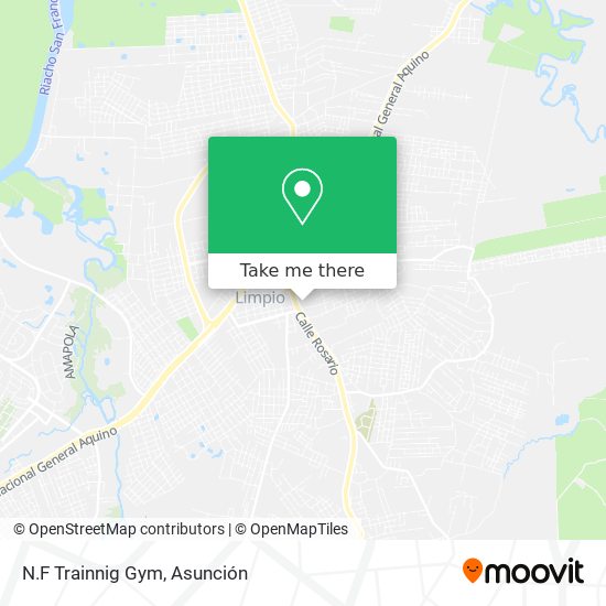 N.F Trainnig Gym map