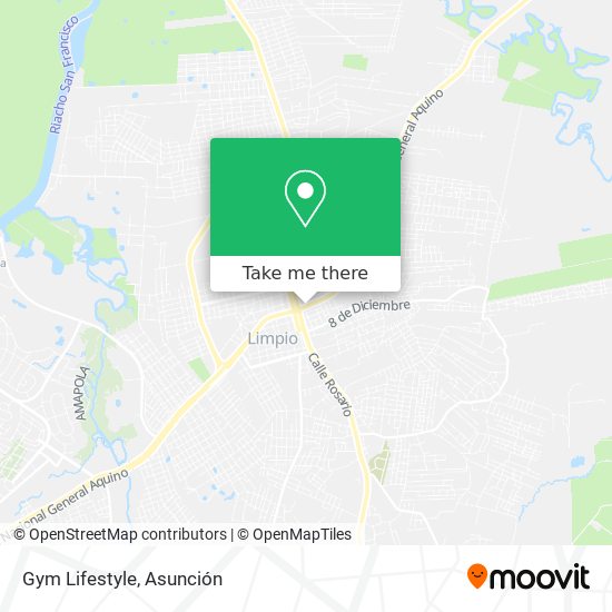Mapa de Gym Lifestyle