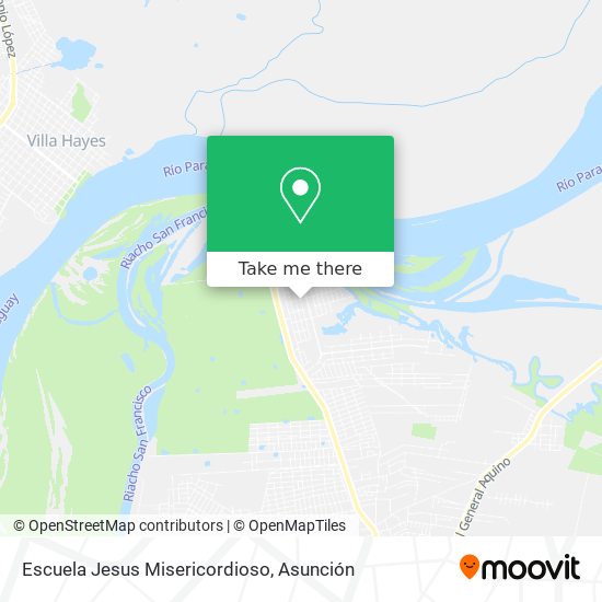 Mapa de Escuela Jesus Misericordioso