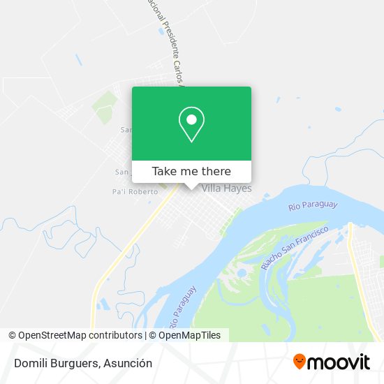 Domili Burguers map