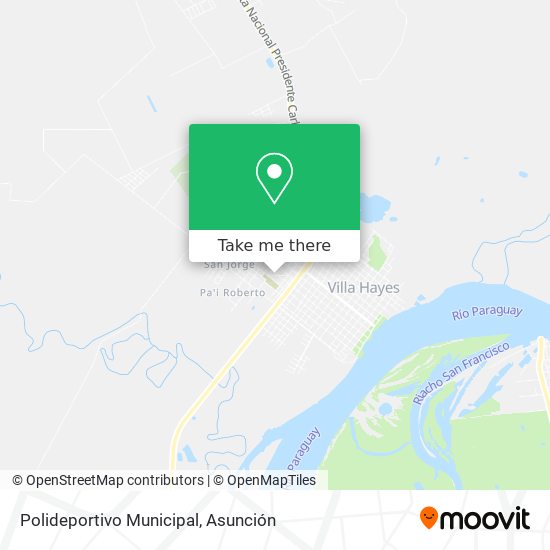 Mapa de Polideportivo Municipal