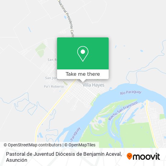 Mapa de Pastoral de Juventud Diócesis de Benjamín Aceval