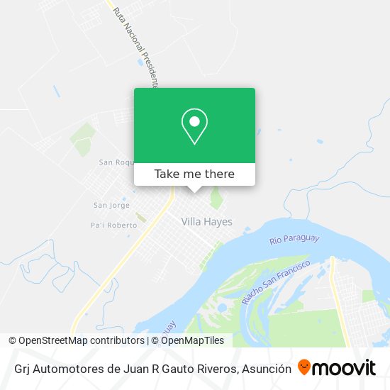 Grj Automotores de Juan R Gauto Riveros map