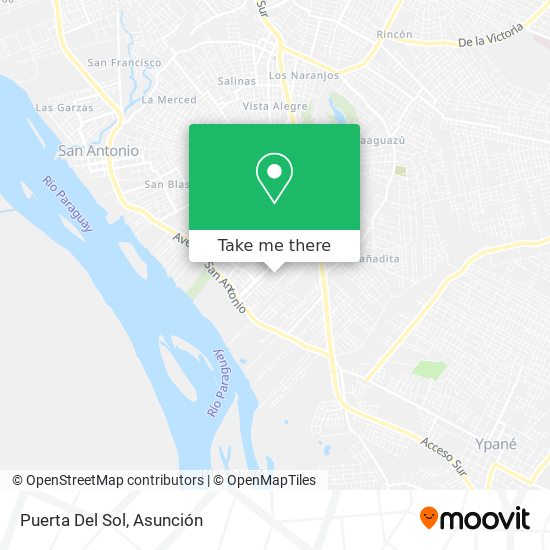 Mapa de Puerta Del Sol