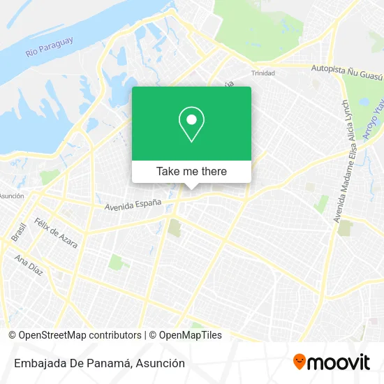 Embajada De Panamá map