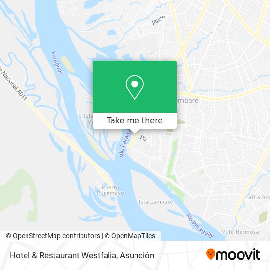 Hotel & Restaurant Westfalia map
