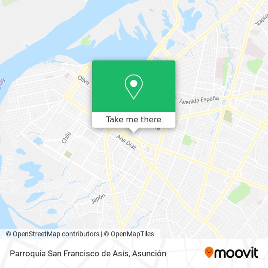 Parroquia San Francisco de Asís map