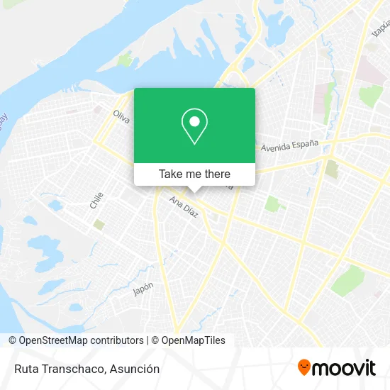 Ruta Transchaco map