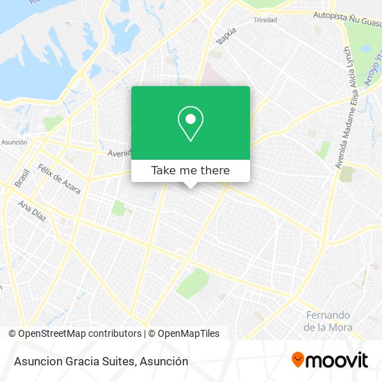 Asuncion Gracia Suites map