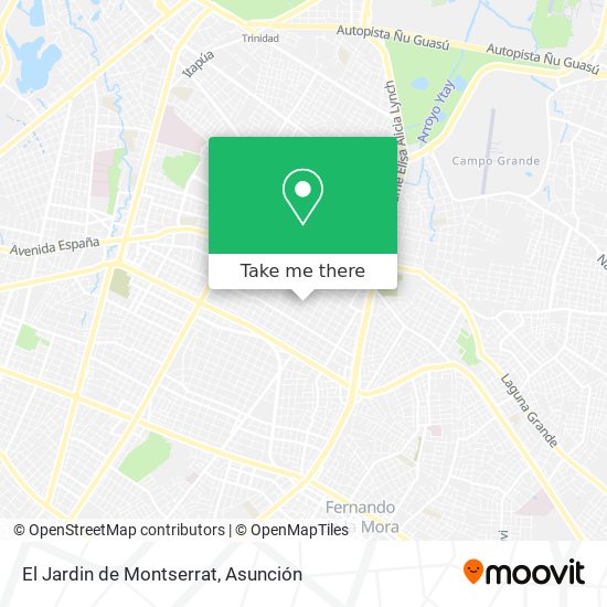 Mapa de El Jardin de Montserrat