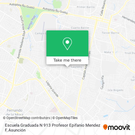 Escuela Graduada N 913 Profesor Epifanio Mendez F map