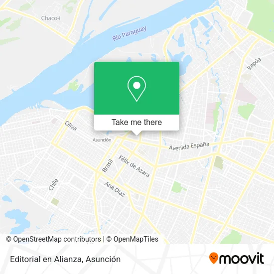 Mapa de Editorial en Alianza