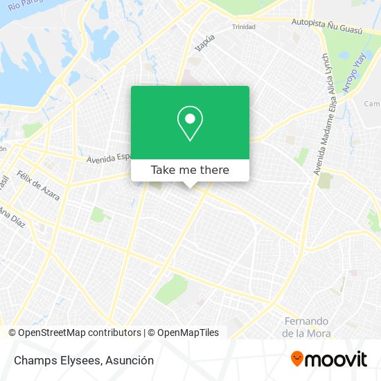 Mapa de Champs Elysees
