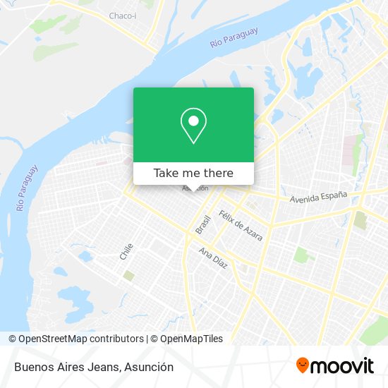 Mapa de Buenos Aires Jeans