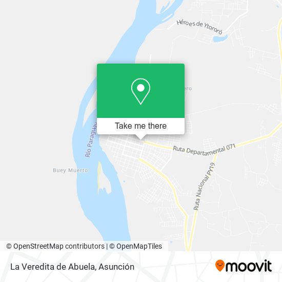 La Veredita de Abuela map