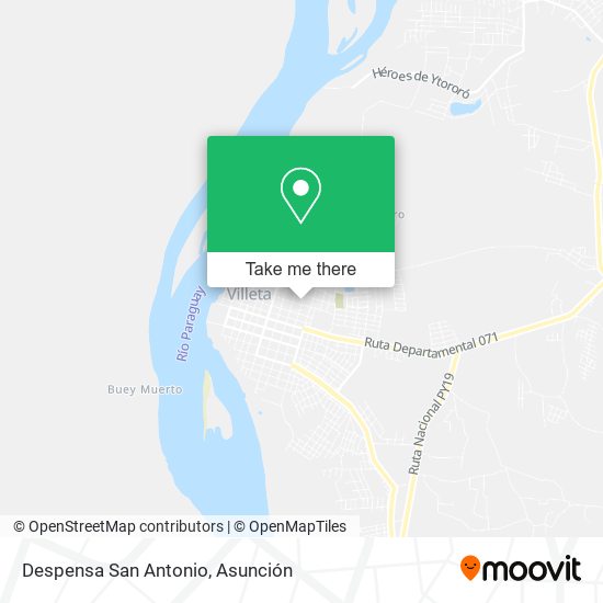 Despensa San Antonio map