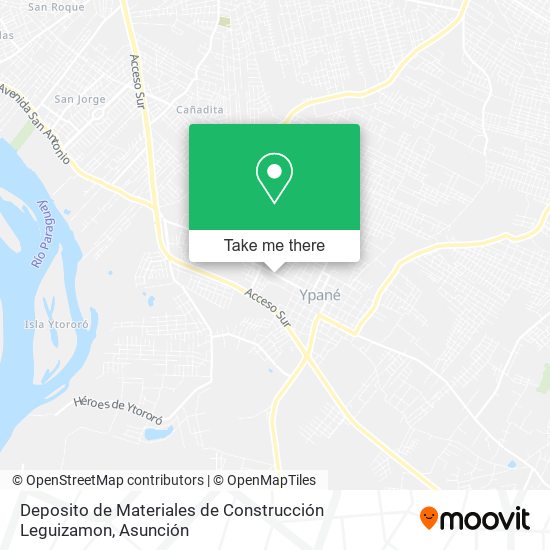 Deposito de Materiales de Construcción Leguizamon map