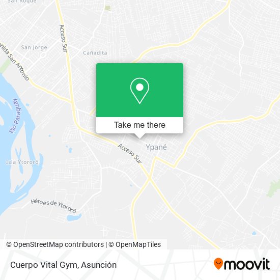 Mapa de Cuerpo Vital Gym
