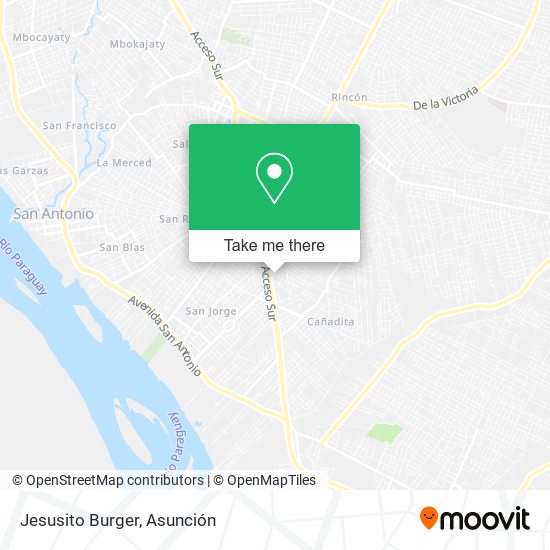 Jesusito Burger map
