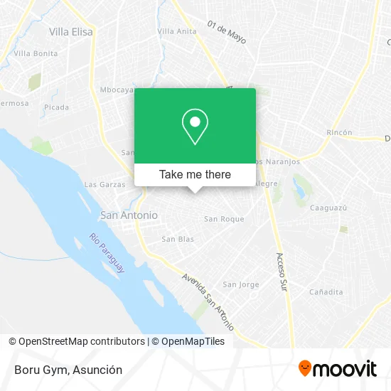 Boru Gym map