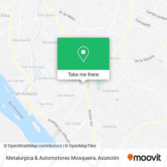 Metalurgica & Automotores Mosqueira map